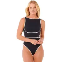 Rip Curl Mirage Fusion High Neck Swimsuit Noir M Femme