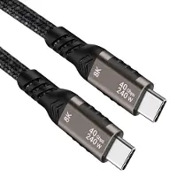 Allteq Câble USB 4 - USB C - 240 watts - 8K