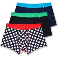 Happy socks Boxers bleu marine / vert / rouge / noir / blanc