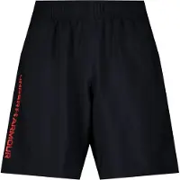 Under Armour Wordmark Logo Homme - Shorts, Noir - Taille S - Poly Woven