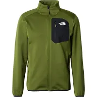 The North Face - Polaire zippée et résistante - M Crest Full Zip Jacket Woodland Green pour Homme - Taille S - Vert