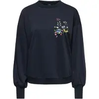 ONLY Sweat-shirt 'ONLBrooke' bleu marine / jaune / rose