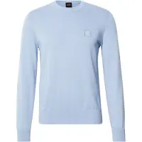 HUGO BOSS Pull en coton mélangé avec écusson logo