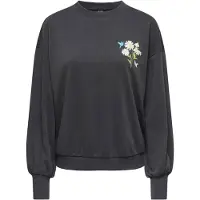ONLY Sweat-shirt 'ONLBrooke' bleu clair / noir / blanc