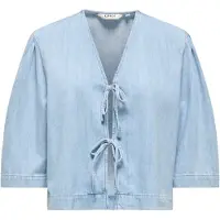 ONLY Chemisier 'ONLZOLA' bleu denim