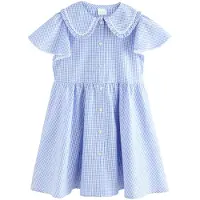 Next Robe bleu / blanc