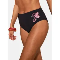Love & roses Bas de bikini jade / rose / rose clair / noir