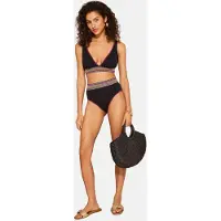 Love & roses Bas de bikini lavande / rose / rose / noir