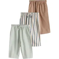 Next Pantalon camel / écru / opal / bleu clair
