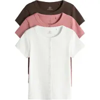 The Set Cardigan brun foncé / rose / blanc