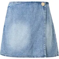 Armani Exchange pour femme. XW002265AF21338MB001 Short en lyocell bleu (M), Casuel, Coton, Denim