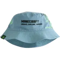 Next Chapeau 'Minecraft' bleu clair / vert fluo / noir