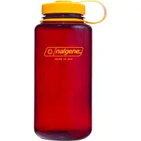 Nalgene - Gourde 1 Litre - Bouteille Grande Ouverture 1L Laker - Rouge