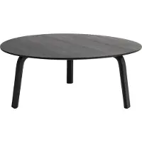 HAY Bella Table Basse Black Oak | Ø 80 cm x H 32 cm