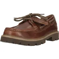 Clarks Shoes Chaussure à lacets 'Cleyhill Boat' brun foncé