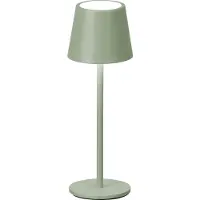 FISCHER&HONSEL GMBH Lanterne extérieure de table Roxi en métal 27,50 cm Vert sauge