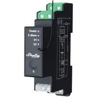 Shelly Wave Pro 2pm Wlan Smart Relay Noir