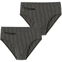Schiesser Maillot de bain ' Ocean Swim ' noir / blanc