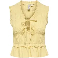 ONLY Chemisier 'ONLGoa' jaune clair