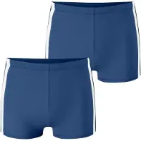 Schiesser Maillot de bain ' Ocean Swim ' bleu / bleu nuit