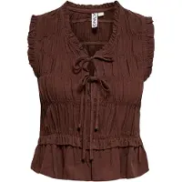 ONLY Chemisier 'ONLGoa' marron