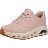 SKECHERS pour femme. 190113 Baskets Uno Glide Step Glide Glide On Air Baskets roses (38), Plat, Lacets, Casuel