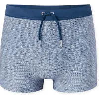 Schiesser Shorts de bain ' Ocean Swim ' bleu / blanc