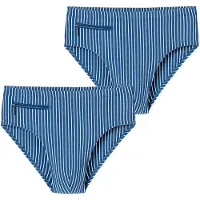 Schiesser Maillot de bain ' Ocean Swim ' bleu / blanc