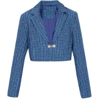 LYNNEA Blazer 'Fashion Look' bleu / indigo / bleu cyan / noir