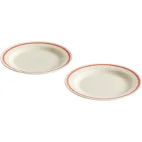 HAY Sobremesa Assiettes Ø18,5 cm - Lot de 2 Red