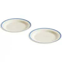 HAY Sobremesa Assiettes Ø18,5 cm - Lot de 2 Blue