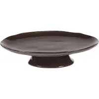 Serax Assiette de Service Voet Serax La Mère Tableware By Marie Michielssen Dark Brown 30,5 cm