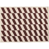 HAY - Shift Kelim Tapis 140x200 Burgundy