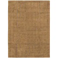 Lorena Canals Tapis en laine mosaïque ocre 170x240cm