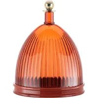 Kartell La Coupole Centre de table Amber|Brick Red