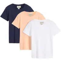 Bonprix Lot de 3 T-shirts 100% coton