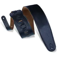 Levys Leathers M4GF Garment Leather Strap w/ Thong Black
