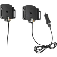 Brodit 521842 Universal USB-C Type avec Zig Plug, Support pour smartphone, Noir