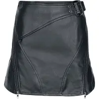 Punk Rave Jupe courte Gothic de - Punk - Mini-Jupe - S - XXL - pour Femme - noir - Taille S