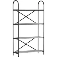 vidaXL Étagère Sonoma gris 80 x 30 x 146 cm Bois d'ingénierie