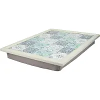 Creative Tops Laptray, Laptray, Carreaux verts bleus, 44 x 34 cm -