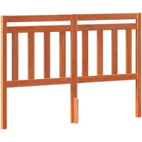 vidaXL Tête de lit avec appui-tête brun cire 165,5 x 100 cm