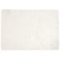 vidaXL Tapis en mouton synthétique Tafalla Blanc 140 x 200 cm Polyester