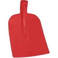 vidaXL Tête de pelle Rouge 32 x 24,5 cm Acier enduit de poudre