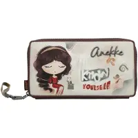 Anekke porte-monnaie étui pour carte d'identité Muse Passport Wallet Multicolor multicolore