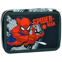 Giovas Trousse à crayons remplie Spiderman Wall 2 étages