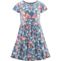 Happy girls Robe opal / bleu clair / mandarine / rose