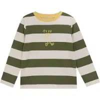 Minymo T-Shirt écru / citron vert / olive