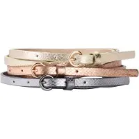 Bonprix Lot de 3 ceintures