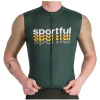 Sportful Supergiara 2 Logo Sleeveless Jersey Vert M Homme